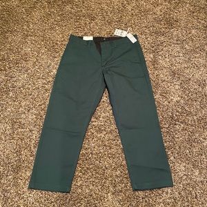 NWT Obey Standard Fit Chinos. Emerald Green.